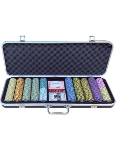Pokerset DLX 500 Clay Chips 13,5gr Value