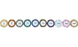 Pokerikomplekt DLX 500 savižetooniga 13,5 g
