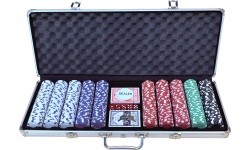 Poker Set- Case with 500 Chips Buffalo