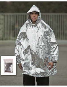 SILVER SURVIVAL PONCHO