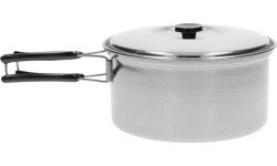 COOK SET STAINLESS STEEL 2 PERSONS