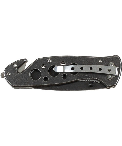 Kokkupandav nuga FoxOutdoor metallkäepidemega, Stonewash