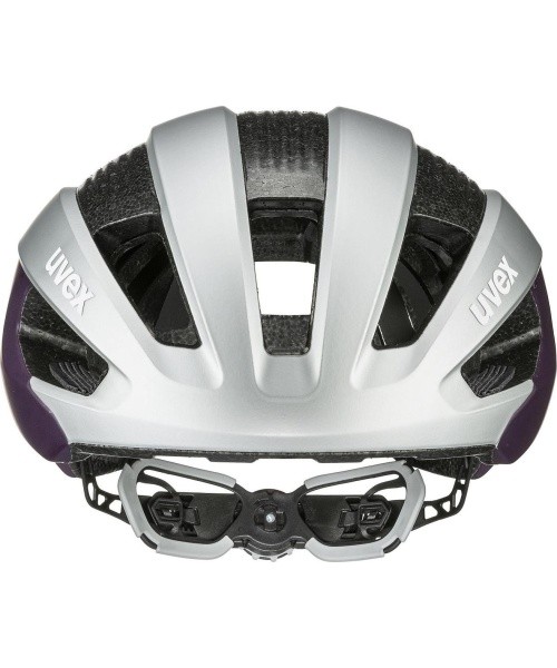 Uvex Rise cc silver-plum WE helmet, 52-56 cm