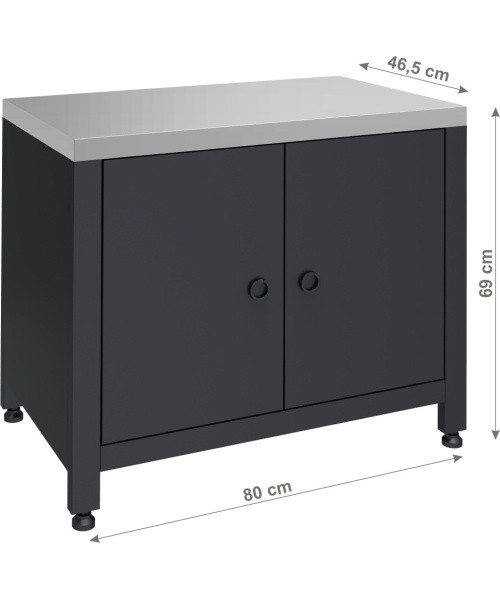 Module grill cabinet TORINO 2 for outdoor kitchen 80x47x69cm