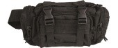 BLACK FANNY PACK ′MODULAR SYSTEM′ SMALL
