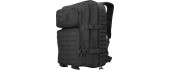 US BLACK LASER CUT ASSAULT BACKPACK LG