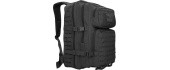 US BLACK LASER CUT ASSAULT BACKPACK LG