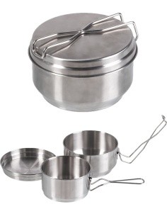 CZECH 3-PC. STAINLESS STEEL MESS KIT