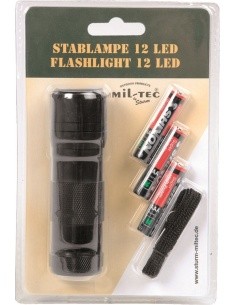 Must taskulamp 12 LED (3AAA)