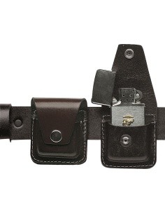 BLACK LEATHER POUCH F. WINDPROOF LIGHTER