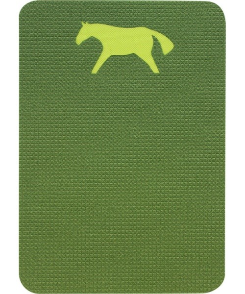 Sit Mat Yate Horse, 400x285x10mm, Green/Blue