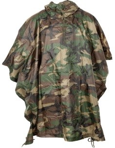 Rip Stop Poncho MFH - Woodland