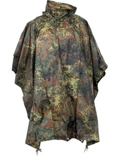 Rip Stop Poncho MFH - BW Camo