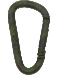 Carabiner D MFH - Camo, 6mmx6cm