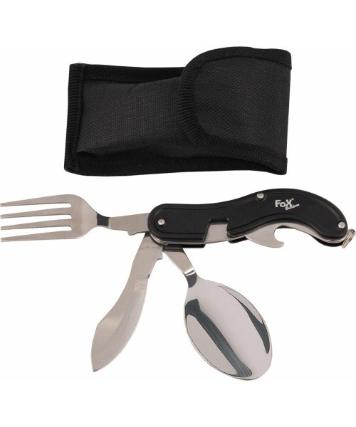 Pocket Knife/Cutlery Set FoxOutdoor 4in1