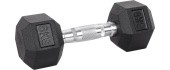 Kuusnurkne hantel inSPORTline Hexsteel 6 kg
