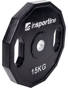 Kummikattega raskusketas inSPORTline Ruberton 15 kg