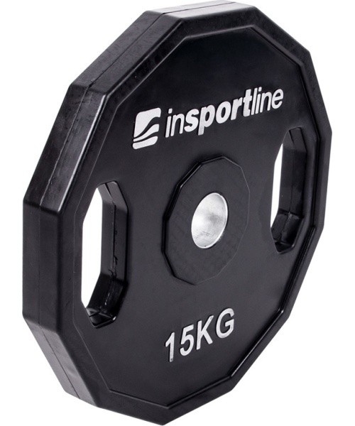 Rubber Coated Weight Plate inSPORTline Ruberton 15kg