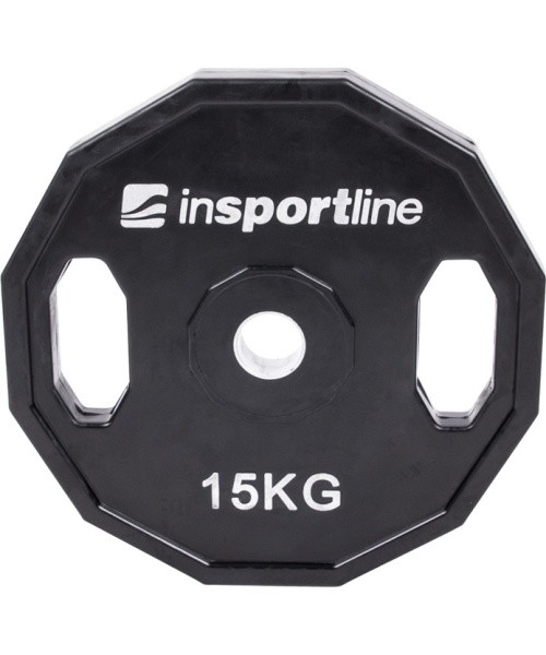 Rubber Coated Weight Plate inSPORTline Ruberton 15kg