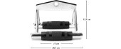 UW04 RUBBERIZED BAR HOOK HMS