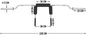 Olympic Squat Bar inSPORTline Barsap
