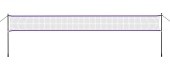 NT300 BADMINTON NET 600x60cm + FULL COVER NILS