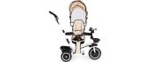 Tricycle - Stroller with Rotating Seat Eco Toys, Beige