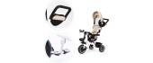 Tricycle - Stroller with Rotating Seat Eco Toys, Beige