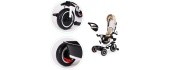 Tricycle - Stroller with Rotating Seat Eco Toys, Beige