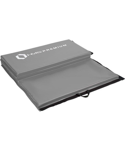 Foldable Gymnastic Mattress HMS Premium MGS01, 2400x1200mm, Gray 