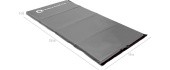 Foldable Gymnastic Mattress HMS Premium MGS01, 2400x1200mm, Gray 