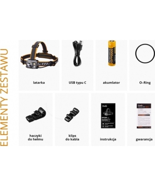 Pealamp-taskulamp Fenix HP25R V2.0