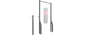 External pull-up bar with bag holder and short handrails for dips MO-Z3 - Marbo Sport