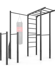 Välitrepp + lõuatõmbekang koti hoidikuga + käepidemed rööbaskätekõverdusteks (pikk) MO-Z5 - Marbo Sport