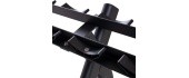Two-Shelf Single-Handed Dumbbell Rack inSPORTline GymRack II