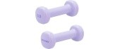 A set of vinyl dumbbells Spokey SHAPE 2x 0,5 kg