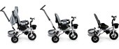 Pööratav kolmerattaline 360° Grey Delux varjuga ECOTOYS
