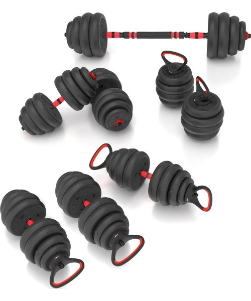 SGN140 (2 PARTS) PRO SET 6IN1 WEIGHT SET 40KG HMS