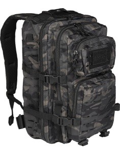 DARK CAMO LASER CUT ASSAULT BACKPACK LG