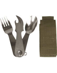 EATING UTENSIL STAINLESS STEEL W.POUCH