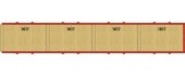 SET OF LANDING MATS FOR COMPETITION HIGH BAR - 24 m²
