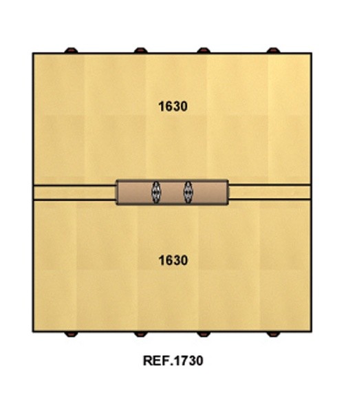 SET OF LANDING MATS FOR COMPETITION POMMEL HORSE - 16 m² - FIG Approved