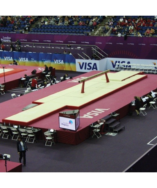 SET OF LANDING MATS FOR COMPETITION BEAM - 52 m²