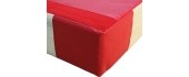 SAFETY MAT FOR APPARATUS LANDING - DUAL DENSITY - PVC COVER - WITH ATTACHMENT STRIPS - 300 x 200 x 20 cm