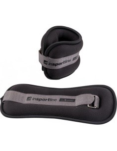 Ankle/Wrist Weights inSPORTline ON-X Neoprener 2 x 1.5 kg - Black