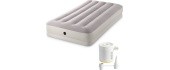 Inflatable mattress for sleeping 191x99x30 cm single person with USB pump INTEX 64177