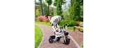 Children's tricycle stroller swivel seat pusher canopy ECOTOYS