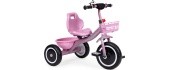 Tricycle tricycle non-slip handles bell basket pink ECOTOYS