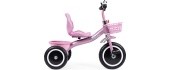 Tricycle tricycle non-slip handles bell basket pink ECOTOYS