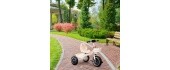 Tricycle tricycle non-slip handles bell basket beige ECOTOYS